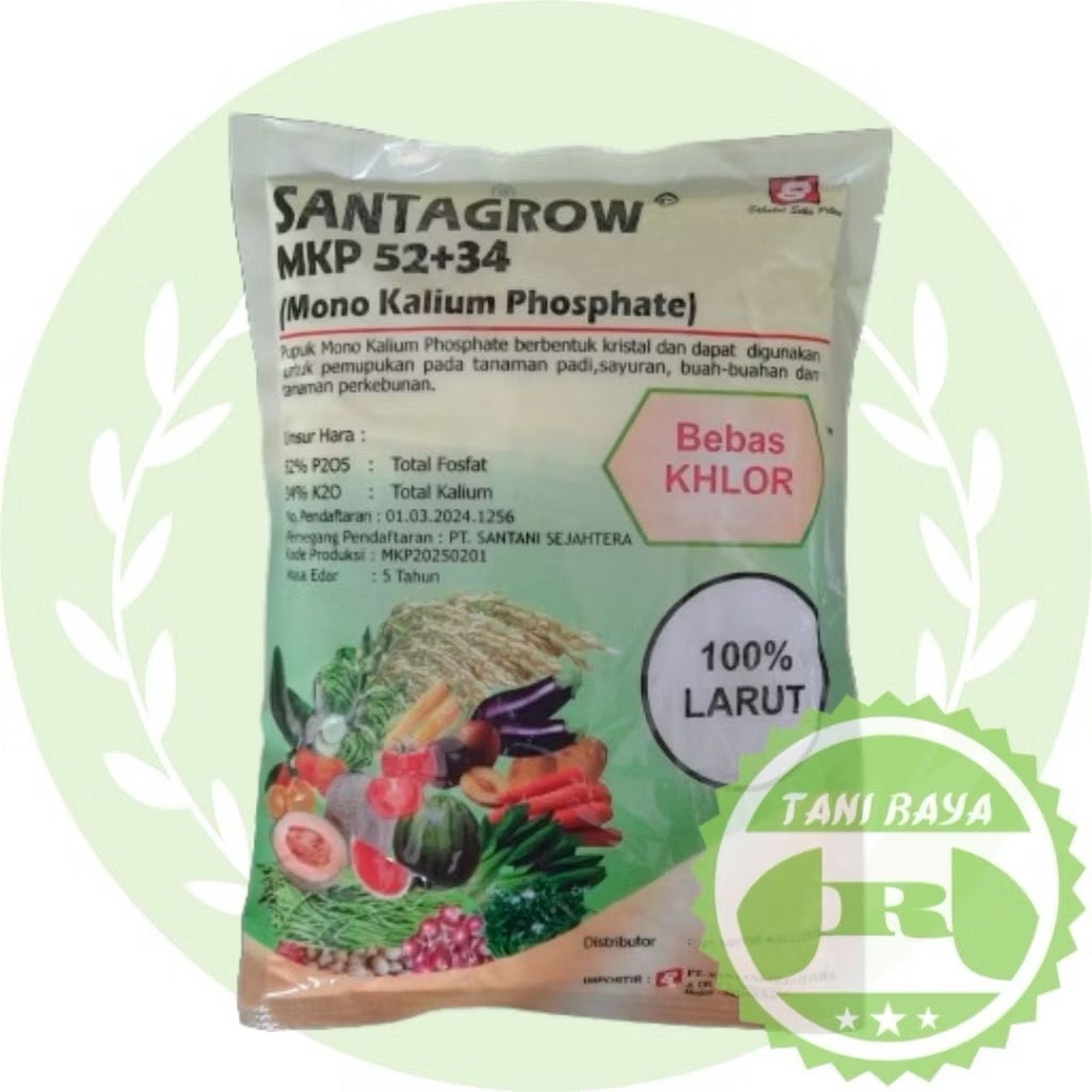 pupuk mkp santagrow mono kalium phosphate 1kg